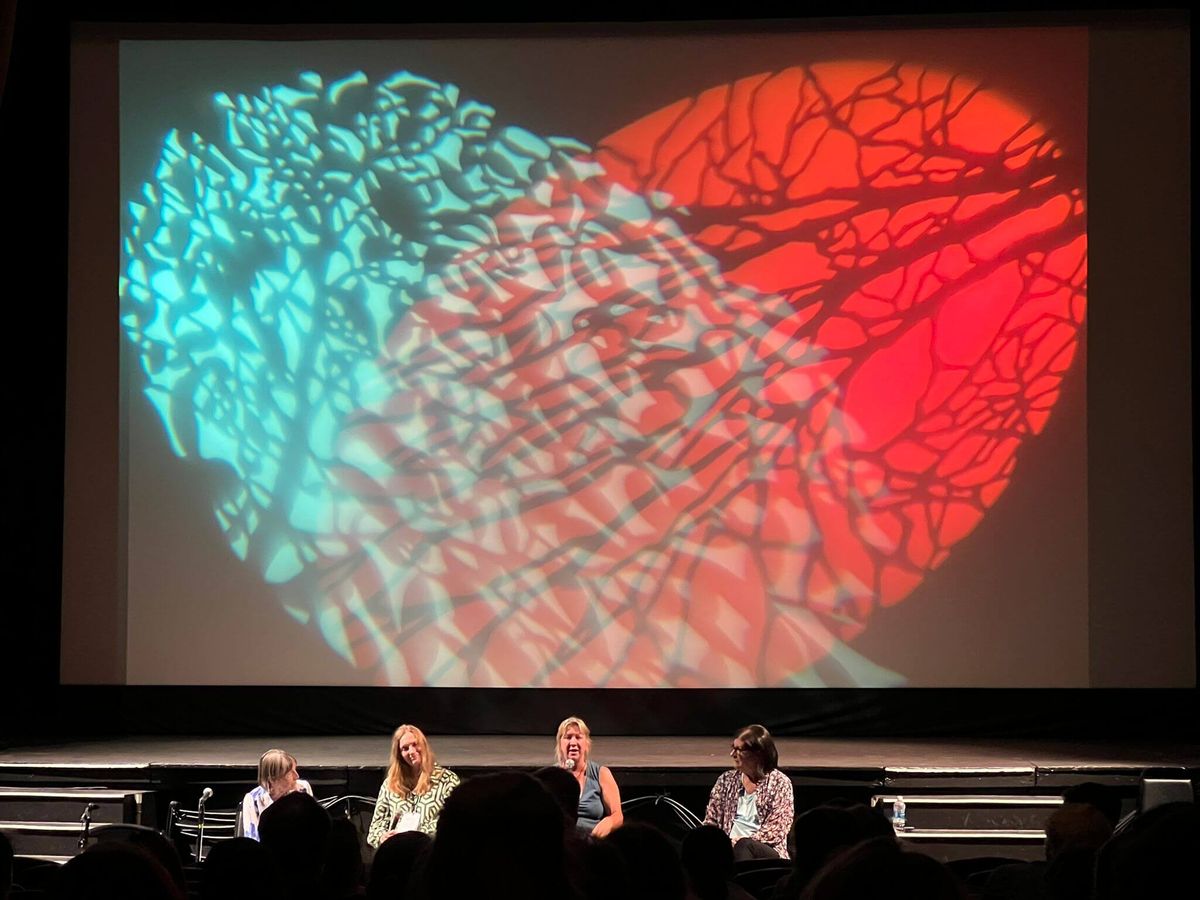 Fig 2. A special showing of Salt in my Soul, and a panel of legends: Betty Kutter, Martha Clokie, Steffanie Strathdee, and Diane Shader Smith