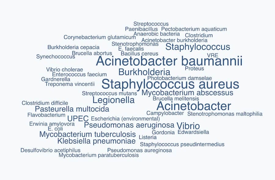Difficult Phage Hosts Wordcloud